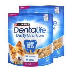 Dentalife 017800185967 Daily Oral Care Dog Treats For Small And Medium Dogs Chewy Dental
