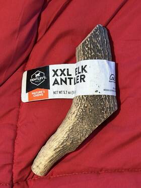 Den-23-201703 Dentleys Xxl Elk Antler Antlers/horns Dog Chew Natures Chews 5.7 Oz Adult
