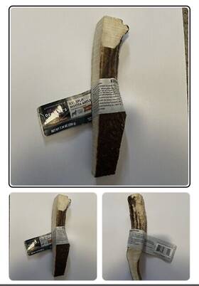 Den-23-2017305 Dentleys Nwt Dog Chew Xxl Split Moose Antler Exp 05/2027