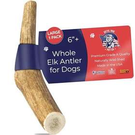 Devil Dog Pet Co 764966979489 Antler Chew - Premium Elk Antlers For Dogs Long Lasting Bones A