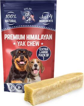 Devil Dog Pet Co 764966980669 Himalayan Yak Cheese Chews Extra Large Natural Lactose-free Long-lasting
