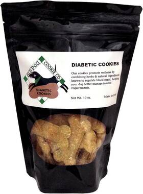 Diabetic Dog Treats 765829962815 All Natural 10 Oz- Vet Approved Ounce Pack Of 1