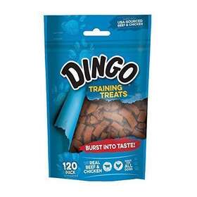 Dingo 755756511132 Beef And Chicken Training Treats For Dogs 120-count
