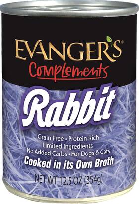 30201 Dog & Cat Food Company Inc. Grain-free Single Protein Game Meats For Dogs And Cats Rabbit 12.8 Oz Pack Of 1