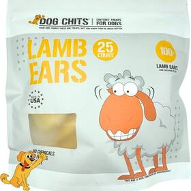 Dog Chits 644730428637 Lamb Ears And Puppy Treats - All Natural Grain Free Training Chews