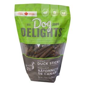 03-03-202600 Dog Delights Premium Canadian Duck Treats Chewy Sticks All Natural 2.2lb Pack