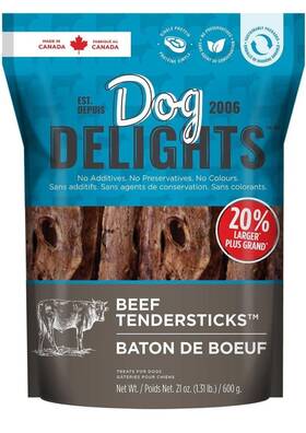 Dog Delights 835302004476 Beef Tendersticks. No Additives Preservatives Or Colours