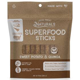 Dtn013716 Dog Treat Naturals Superfood Sticks - Sweet Potato And Quinoa 10oz All-natural