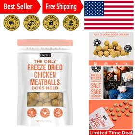 Dog Treats 854106008923 Healthy 4oz - 100% Chicken And Liver Meatballs For All Life Stages