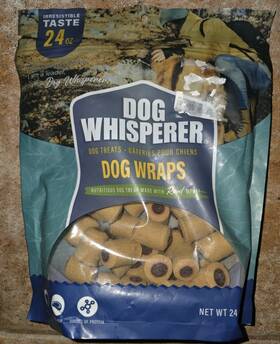 Dog Whisperer 840139916908 Wraps Treats 24oz New Best By May 2026