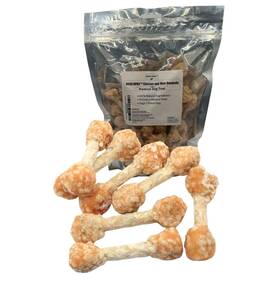 Dogchewz 850003856049 Protein-packed Chicken Rice Dumbbells 1 Lb Bag 46-51 Pieces - All-natural