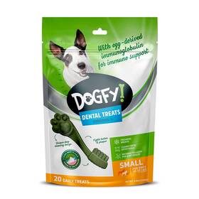 Dogfy 850024882652 Daily Dental Treats For Dogs 15-25 Lbs Crumb-free Cleaning To Reduce