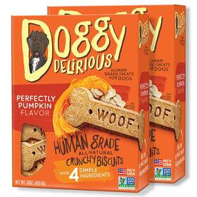 Doggy Delirious 728360032300 Crunchy Dog Treats For All Pet Sizes Breeds All-natural Puppy Treat 10
