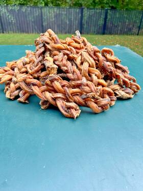 Doggys Dinner 199284358256 Jumbo Braided Bully Sticks