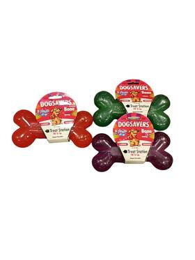 Dogsavers 746772330227 Treat Station Bone Orange Purple And Green