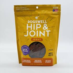 Dogswell 693804292339 Hip And Joint Jerky Duck Recipe Grain-free Dog Treats 10-oz Bag Exp 12/25