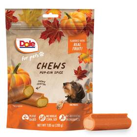 Ff35632 Dole For Pets Pup-kin Spice Dog Chews Fall Pumpkin 7.5 Ounce Pack Of 1