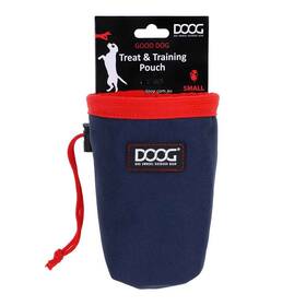 Tp20sm Doog Treat And Training Pouch Small Navy/red 4.5 Inch X 5.5