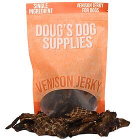 Dougs Dog Supplies 810154350070 Venison Jerky For Dogs - All Natural Human Grade Single Ingredient