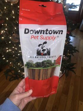 Downtown Pet Supply 313056061070 6-inch Bully Sticks For Dogs Pack Of 10 - All Natural
