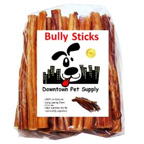 Downtown Pet Supply 840042319445 6-inch Bully Sticks For Dogs Pack Of 30 - Single Ingredient Nutrient-rich A