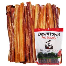 Downtown Pet Supply 840042320786 Bully Sticks - 12 Inch Regular 20 Pack -south America And Turkey