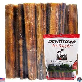 B089nn2tjc Downtown Pet Supply Usa-made 12 Inch Jumbo Bully Sticks For Large Dogs - Rawhide Free Low Odor Chews
