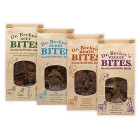40219 Dr. Beckers Bites Flavor Variety Pack All Natural Whole Food Four Versat