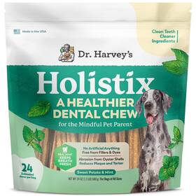 Dr. Harveys 810320020981 Holistix Dental Chews For Dogs - Dog Teeth Cleaning And Fresh Breath Treats Sw