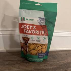 12345 Dr. Marty Joeys Favorite Freeze-dried Raw Salmon Dog Treats 4 Oz