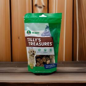 Dr. Marty 850004357057 Tillys Treasures Freeze Dried Beef Liver Dog Treat 4 Oz All Breeds