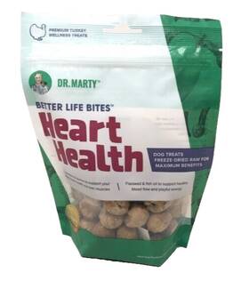 Dr Marty 850004357330 Functional Treat Life Bites Heart Health Turkey 3.5 Oz Bag
