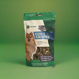 Dr. Marty 850004357750 Dog Treats Cod Crispies 4oz Bags