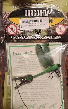 Dragonfly Wingman 754680506948 Getyourbug Clip-on Natural And Organic Concept Deer N Horse 2pk