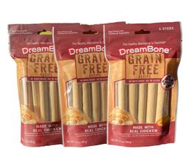 Dreambone 810833028634 Grain Free 5 Inch Dog Chews Chicken And Vegetables 3 Packs Of Sticks Puppy
