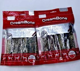Dreambone 892383008182 Pretzel Sticks With Chicken For Dogs Net Wt 5 Oz Pack Of 2 06/25