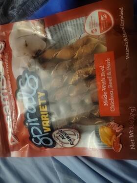 Dbs-00345 Dreambone 1 Spiral Variety 18 Count Rawhide Free Dog Chews 7.3oz Bag 11/04/2025