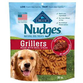 Dreamedge Shop 490917497770 Blue Buffalo Nudges Grillers Natural Dog Treats With Beef Steak