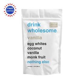 Vewpp28-fba Drink Wholesome Vanilla Egg White Protein Powder For Sensitive Stomachs Fodmap