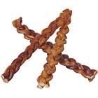 Dtcbsbr12010 Sticks Twists Braided Bully For Dogs Pack Natural Bulk Dental