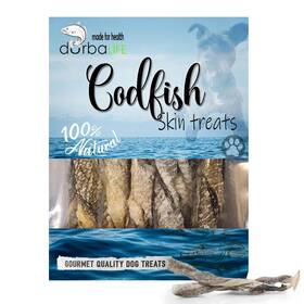 Nh-9td7-f24t Durbalife Air-dried Fish Skin Treats For Dogs 3.1 Oz 1-pack Twisted Cod