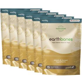 Ebdc-lg-90 Earthly Earthbones Dental For Large Dogs 90ct 6pk