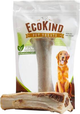 Ecokind Pet Treats 647732899511 3 Pack Stuffed Shin Bone Premium Dog 2.5 Lbs
