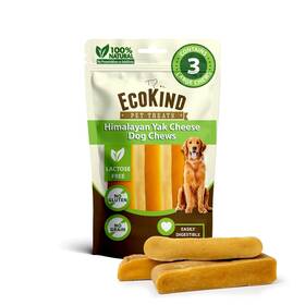 Ecokind Pet Treats 647732899610 Premium Gold Yak Cheese Himalayan Dog Chews Large Breed