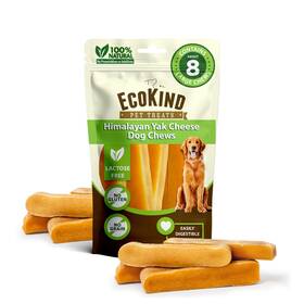 Ecokind Pet Treats 850071072297 Premium Gold Yak Cheese Himalayan Dog Chews Large Breed