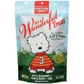87082 Einstein Pets 850057818048 Wb Its A Wonderful Treat 5oz Sold By Bag - Seasonal