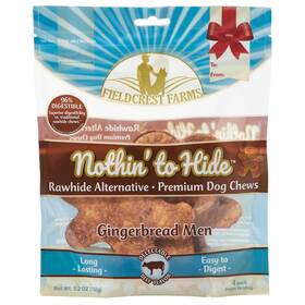 Ethical Products 810002631818 Nothinft To Hide Holiday Gingerbread Men 4pk Beef