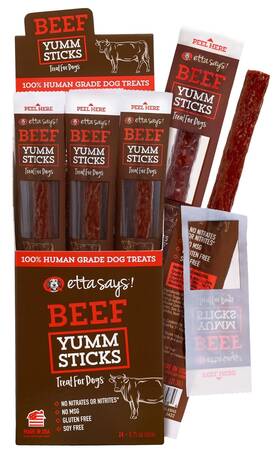 Etta Says 850089007991 Yumm Sticks - Real Meat Beef Dog Treats Human Made In The Usa