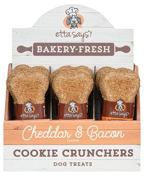 Etta Says 853994001450 Cookie Crunchers Crunchy Dog Treats Pack Of 24 Limited Ingredien