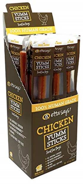 Tp00796-kw Etta Says - Yumm Sticks Dog Treats Pork Assorted Flavor Names Sizes